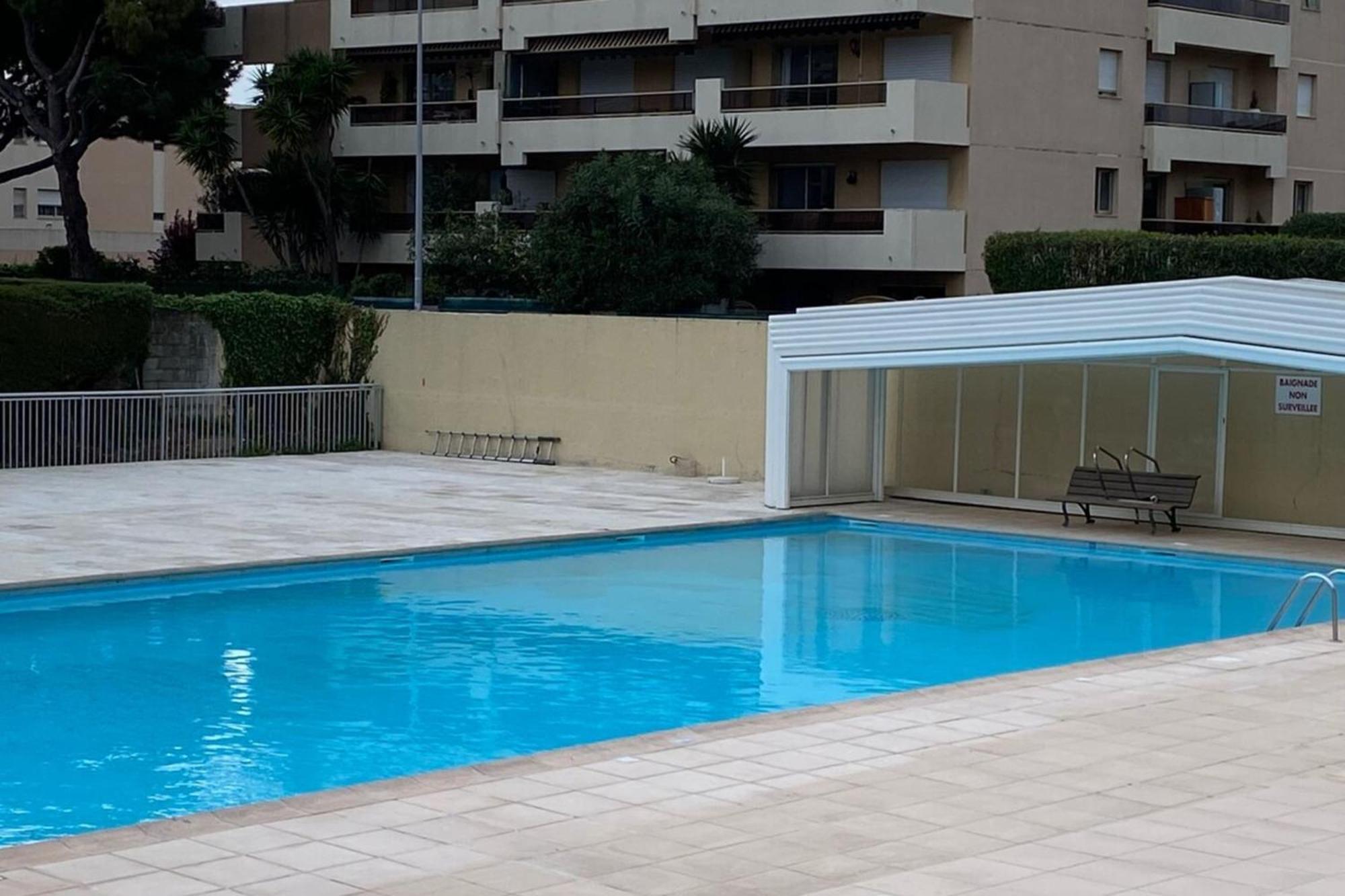 06U - Beautiful Studio In Residence - Swimming Pool And Tennis Court Saint-Laurent-du-Var Luaran gambar